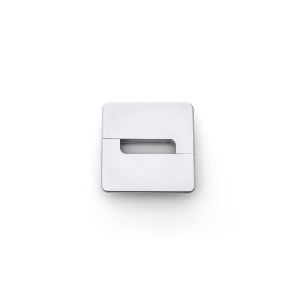 Пластиковая заглушка GMT D80 94х94х28 (Серебристый, 94x94x28)