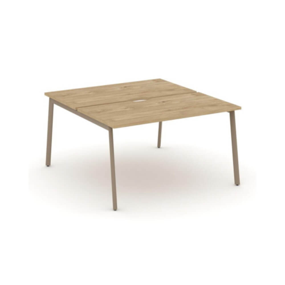 Бенч-система на 2 рабочих места 1180x1500x750 (Тиквуд Светлый, 1180x1500x750)