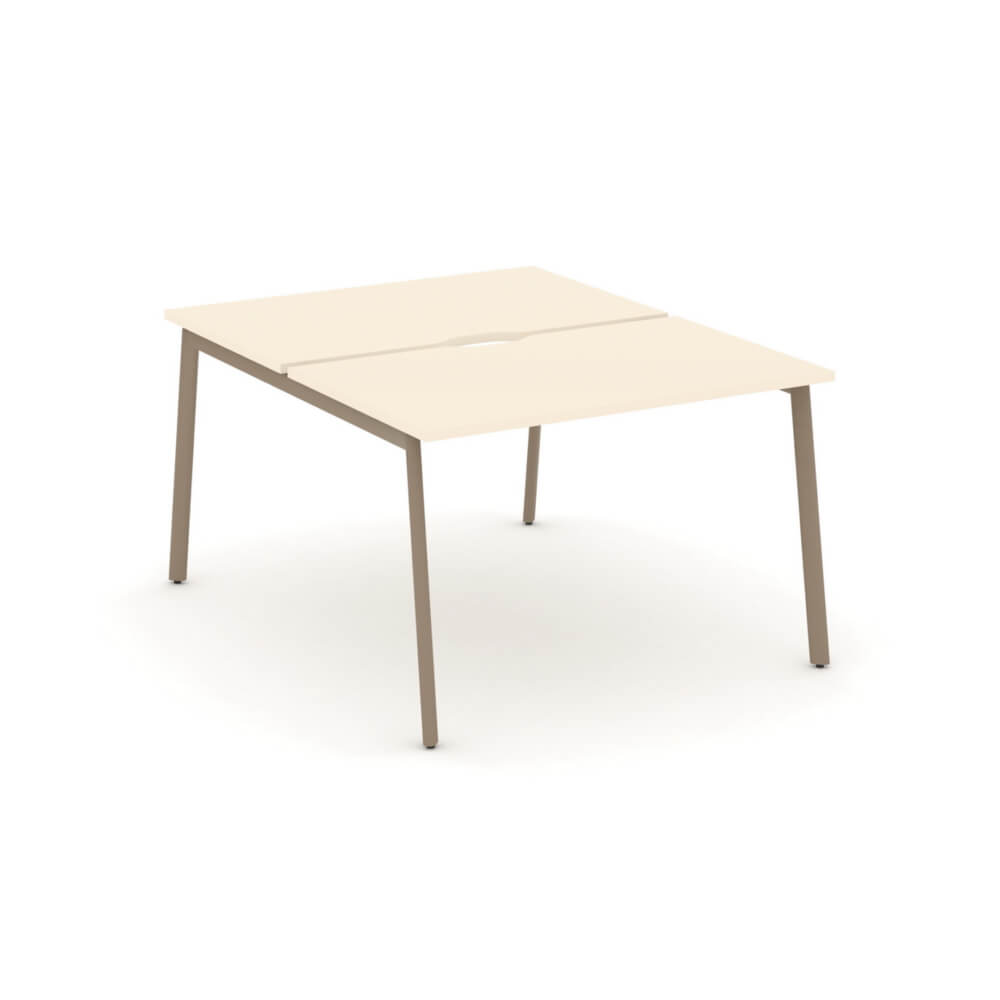 Бенч-система на 2 рабочих места 1180x1500x750 (Сатин, 1180x1500x750)