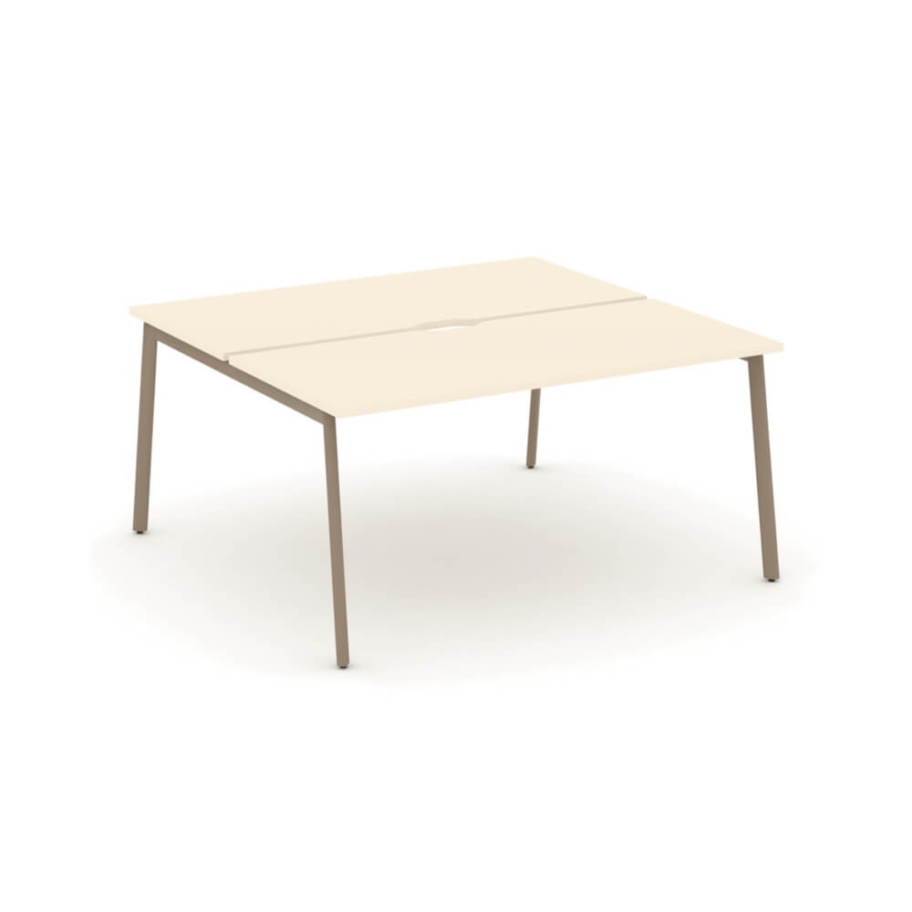 Бенч-система на 2 рабочих места 1580x1500x750 (Сатин, 1580x1500x750)