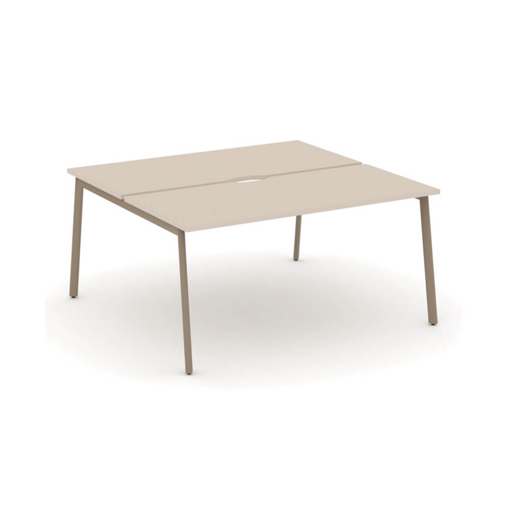 Бенч-система на 2 рабочих места 1580x1500x750 (Капучино, 1580x1500x750)