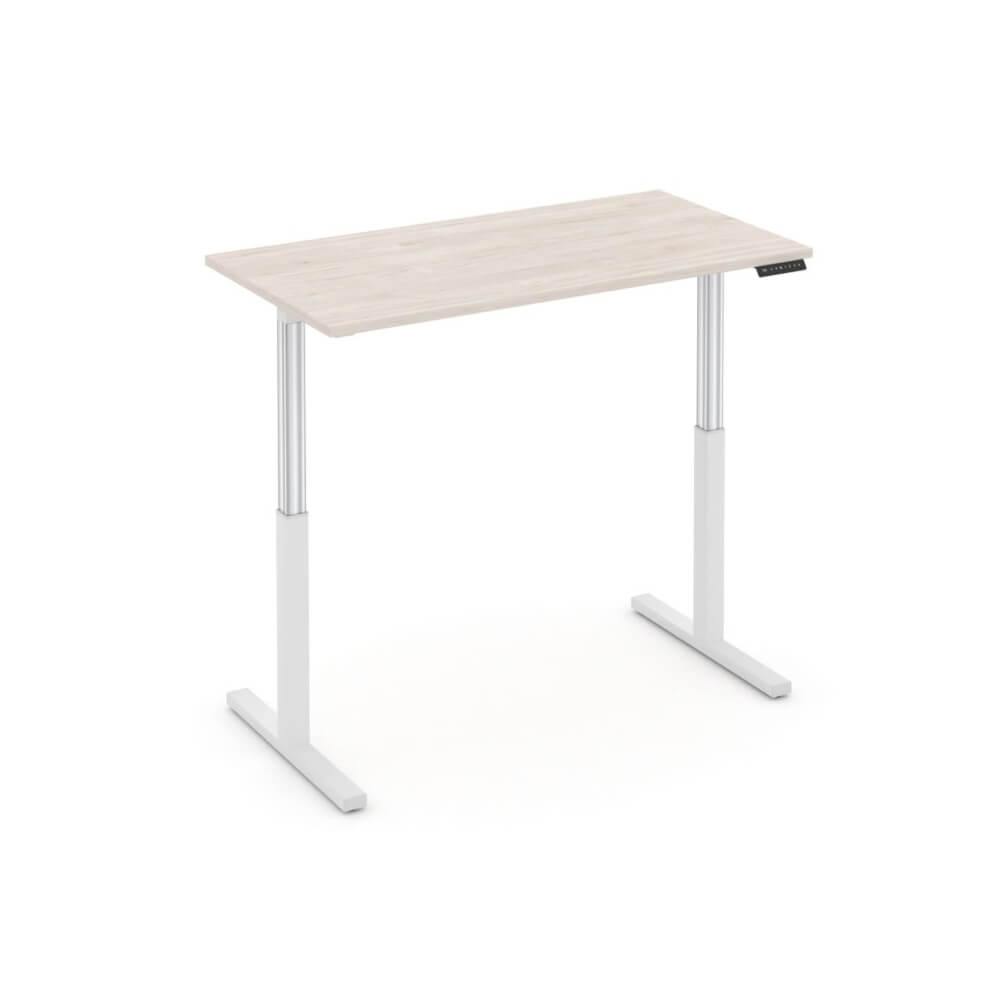 Стол электроподъёмный 1380x720x720-1190 (Денвер Светлый/белый, 1380x720x720-1190)