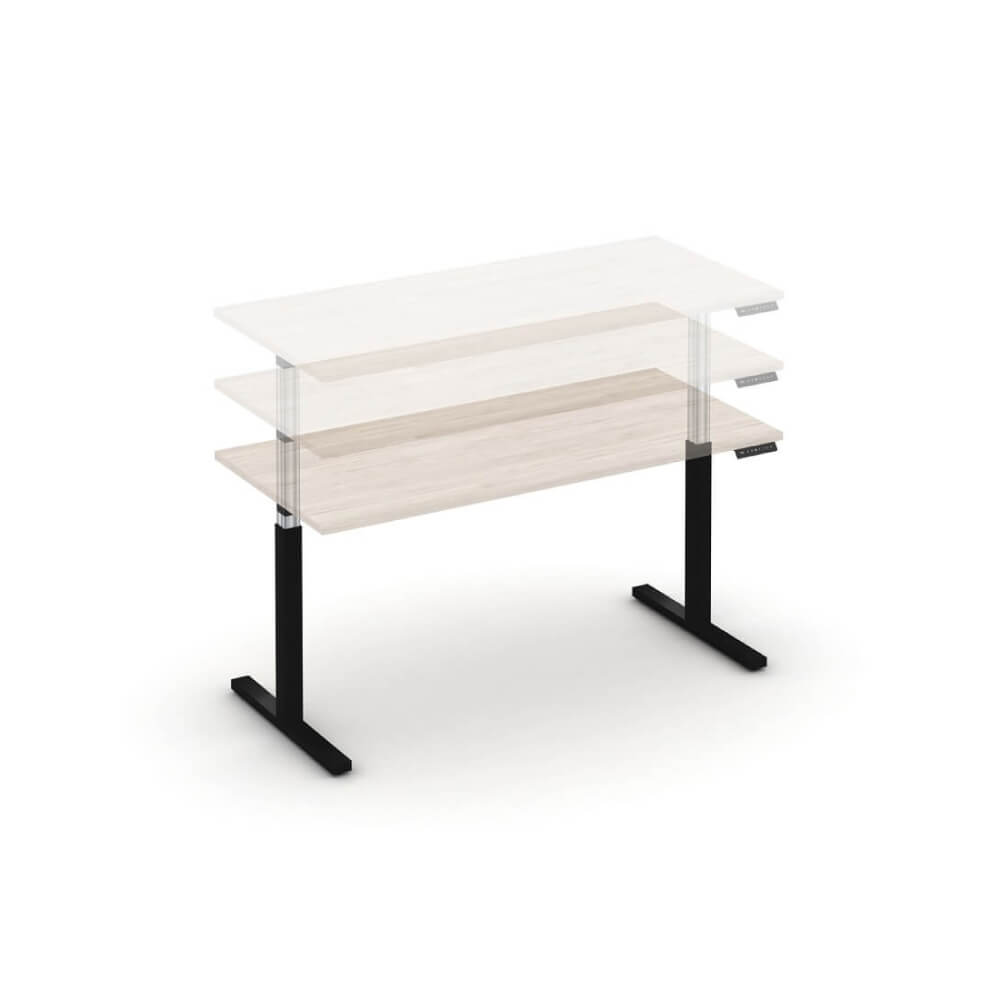 Стол электроподъёмный 1580x720x720-1190 (Денвер Светлый/антрацит, 1580x720x720-1190)