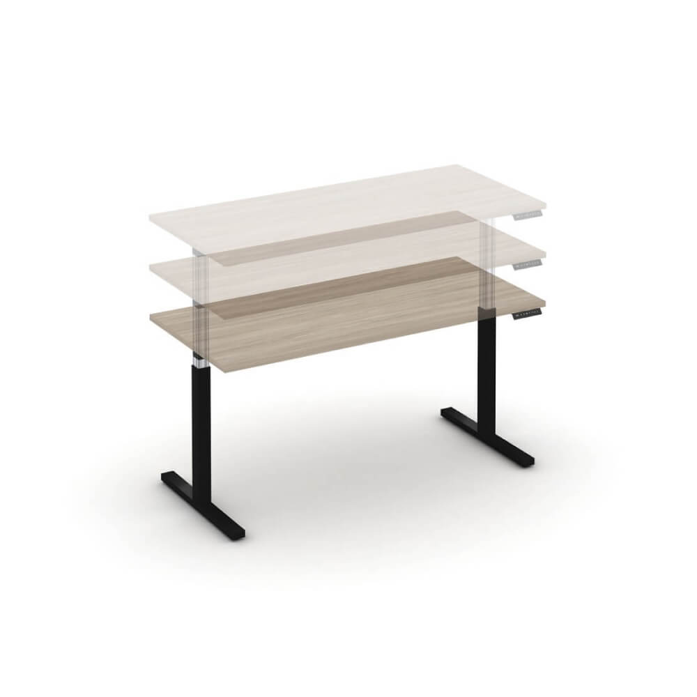 Стол электроподъёмный 1580x720x720-1190 (Дуб Аттик/антрацит, 1580x720x720-1190)