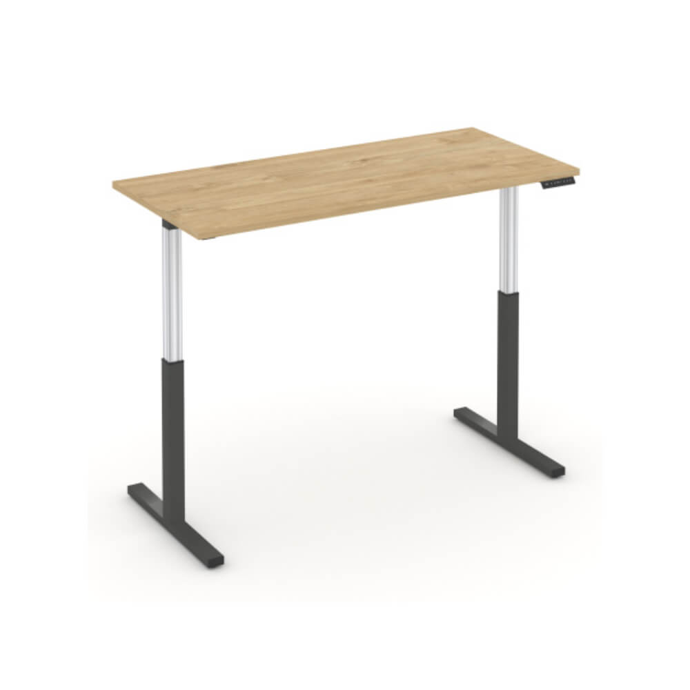 Стол электроподъёмный 1580x720x720-1190 (Тиквуд Светлый/антрацит, 1580x720x720-1190)