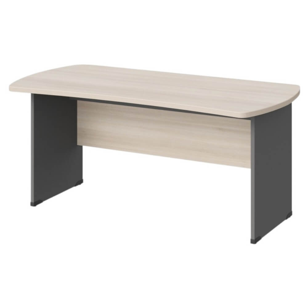 Стол симметричный на ЛДСП каркасе 1600x850x740 (Акация/Серый Базальт, Габариты: 1600x850x740)