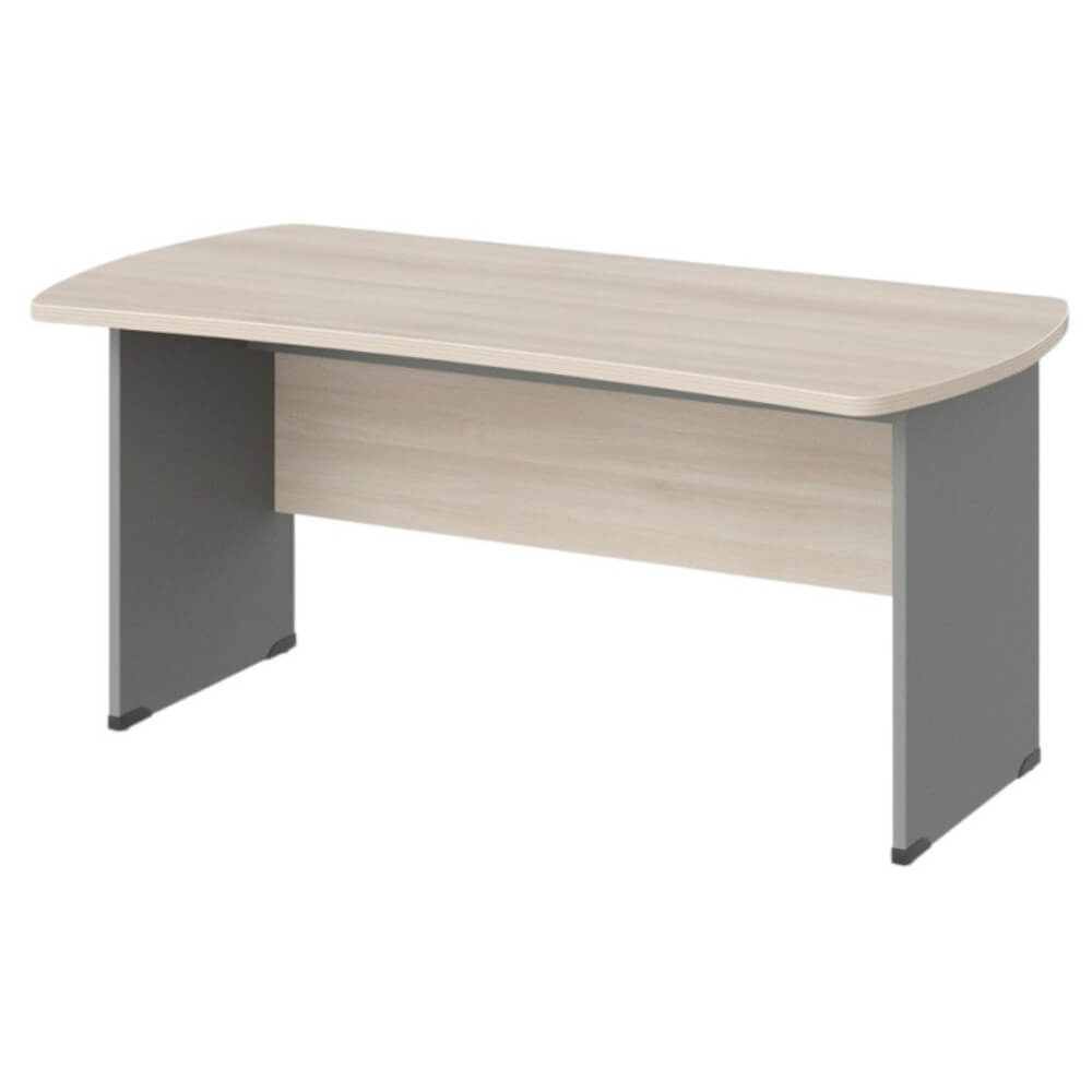 Стол симметричный на ЛДСП каркасе 1600x850x740 (Акация/Серый, Габариты: 1600x850x740)