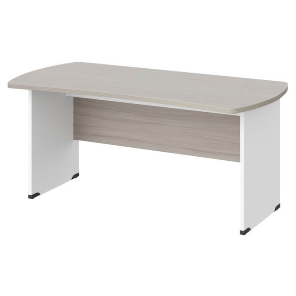 Стол симметричный на ЛДСП каркасе 1600x850x740 (Дрифтвуд/Белый, Габариты: 1600x850x740)
