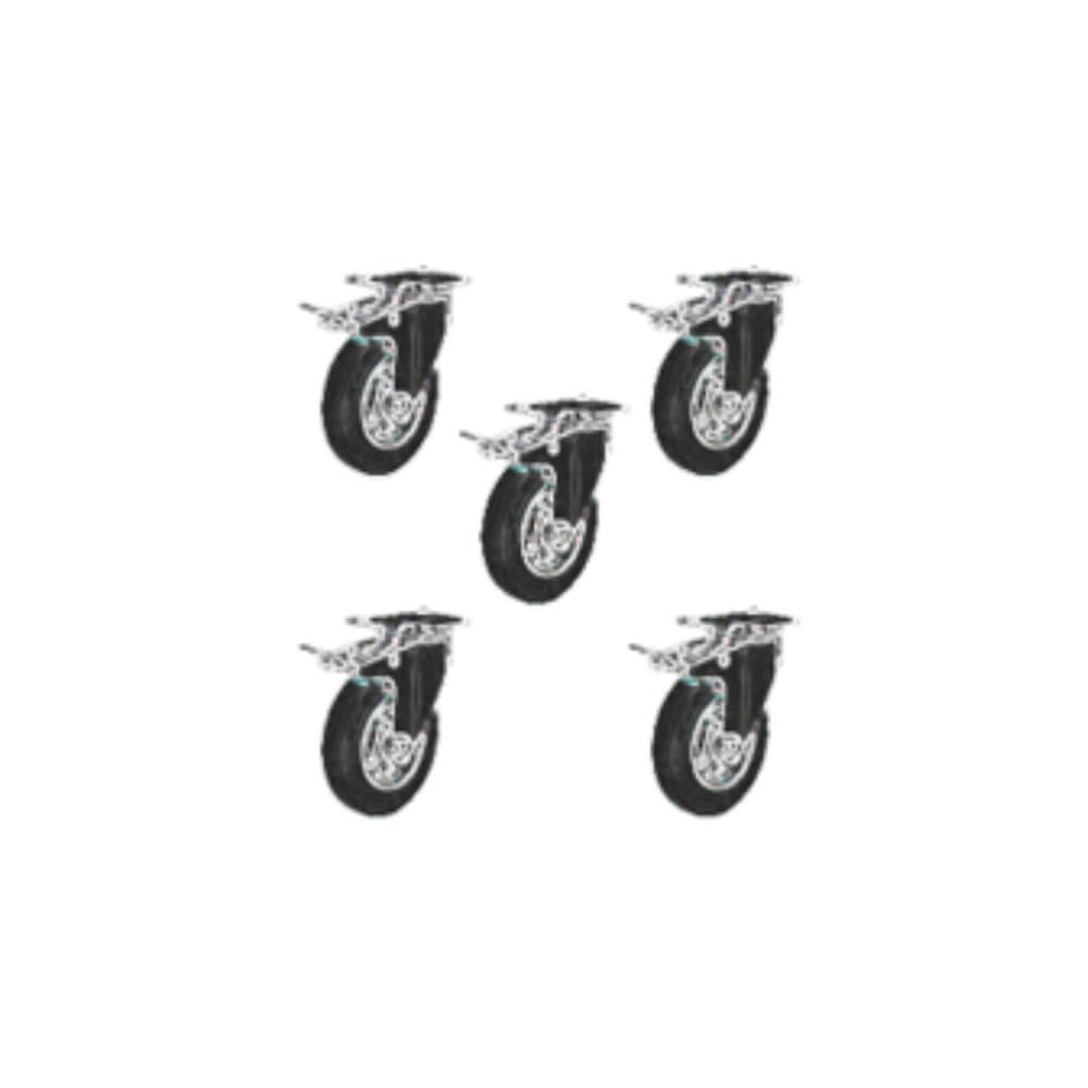 Комплект колёсных опор 5 штук (опоры колёсные, 5 штук)