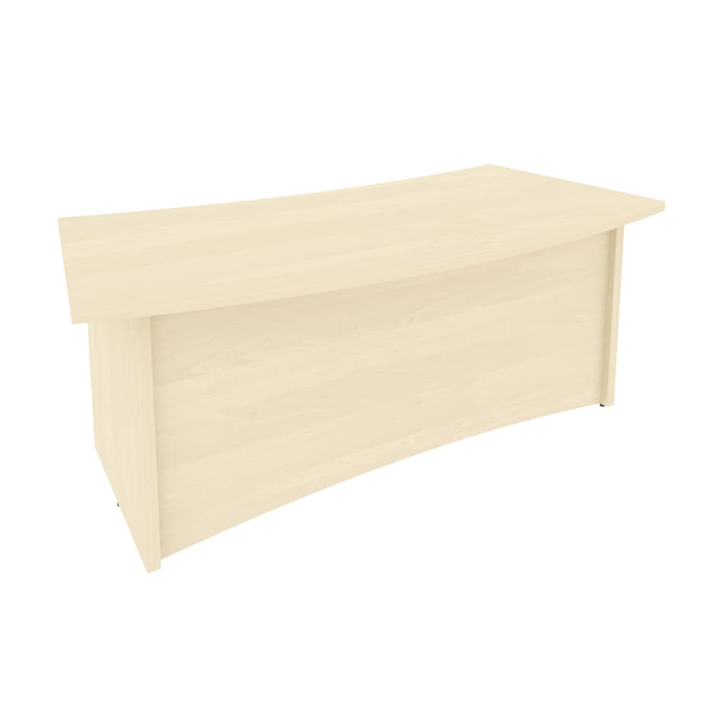 Стол руководителя криволинейный 2000x960x765 (Клен, 2000x960x765)