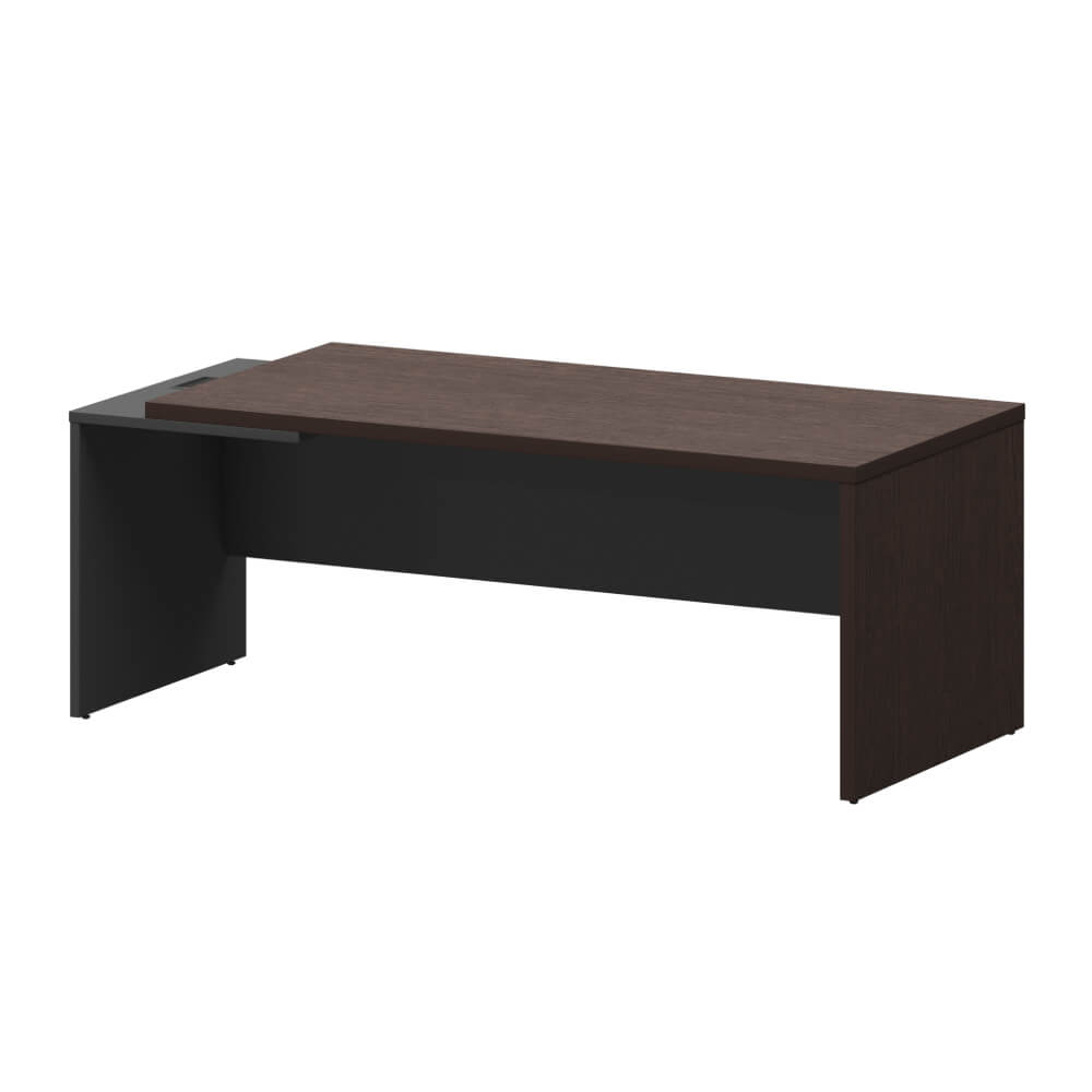 Стол руководителя Левый 2000x900x750 (Дуб Венге/Графит, 2000x900x750)