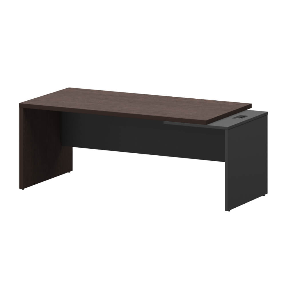 Стол руководителя Правый 2000x900x750 (Дуб Венге/Графит, 2000x900x750)