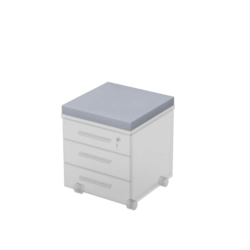 Подушка для тумбы 450x450x50 (Grey, 450x450x50)