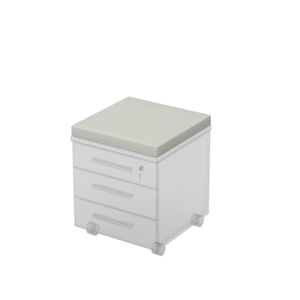 Подушка для тумбы 450x450x50 (Silver, 450x450x50)