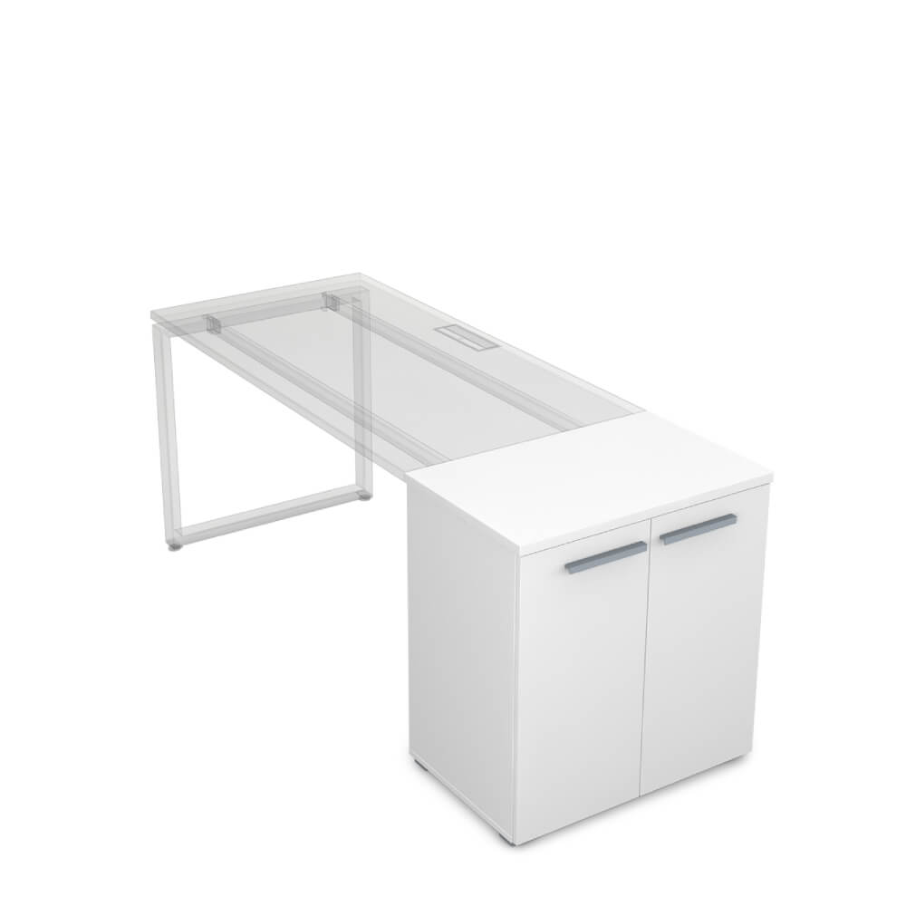 Тумба распашная 700x450x750 (Белый Премиум, 700x450x750)