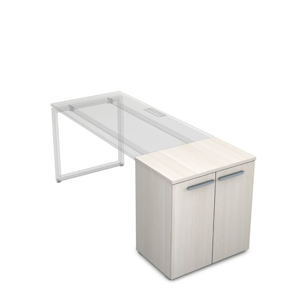 Тумба распашная 700x450x750 (Ivory, 700x450x750)