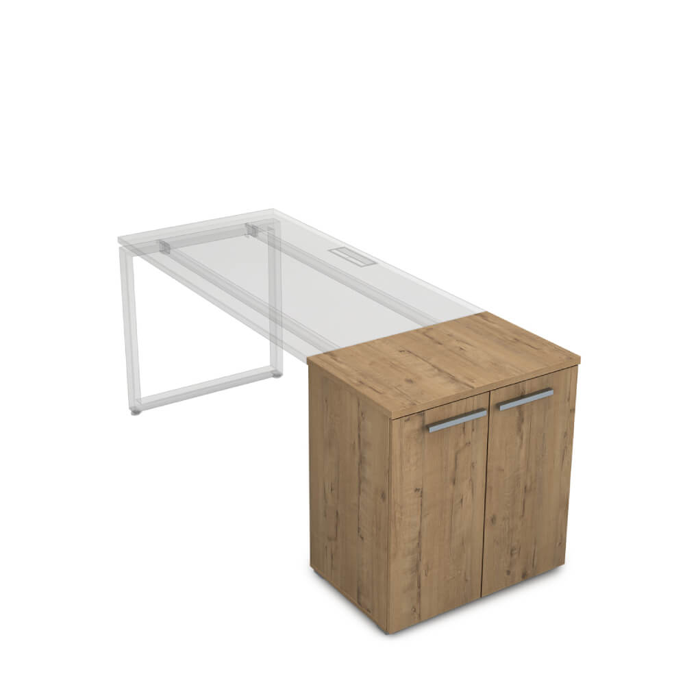 Тумба распашная 700x450x750 (Teakwood, 700x450x750)