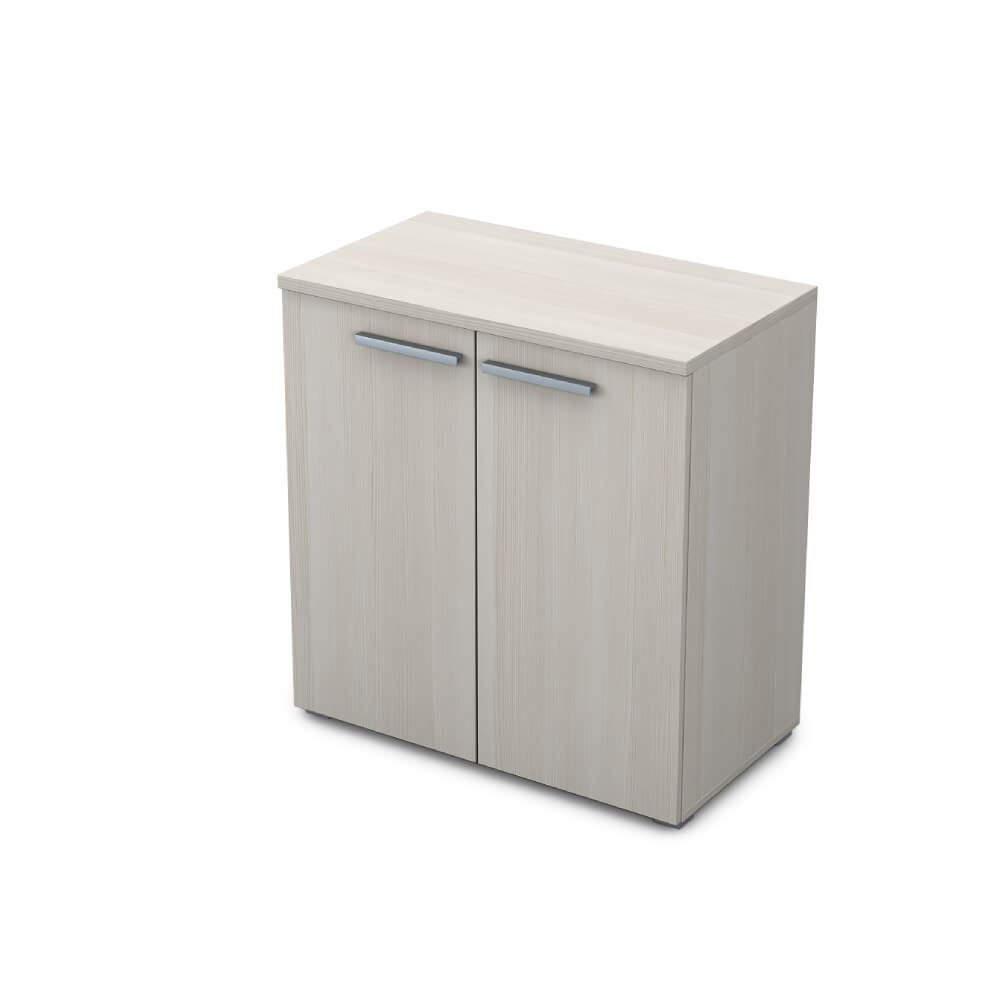 Шкаф низкий закрытый 2 ур. 800x450x845 (Ivory, 800x450x845, Задняя стенка шкафа: ХДФ)