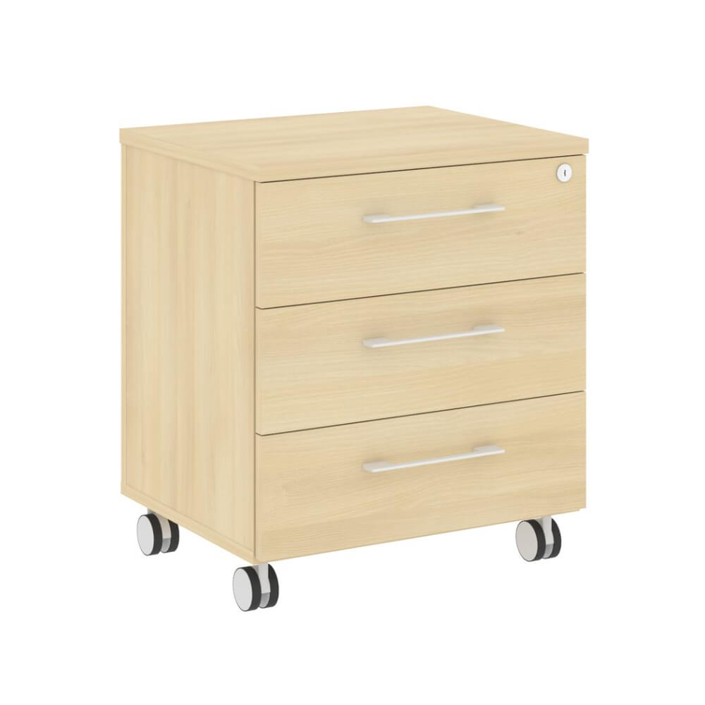 Тумба подкатная 3 ящ. 550x450x634