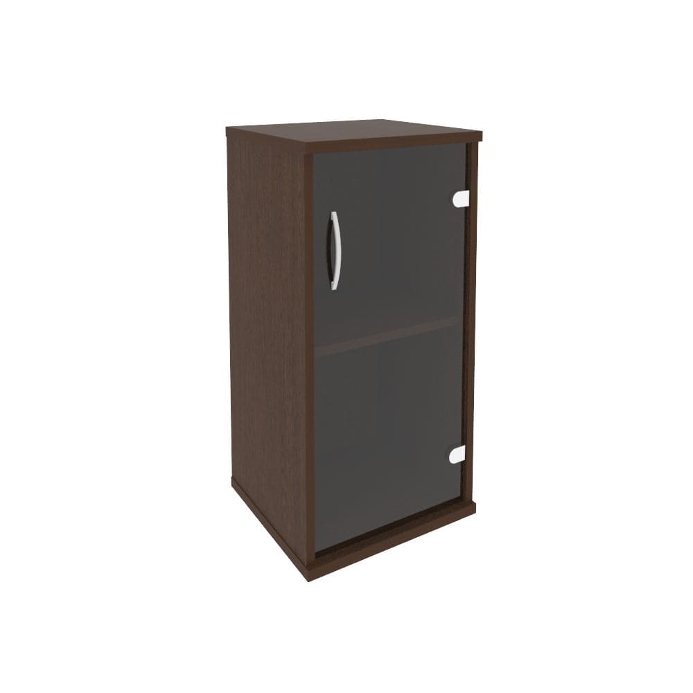 Шкаф-витрина узкий 2 ур. (правый) 404x365x828