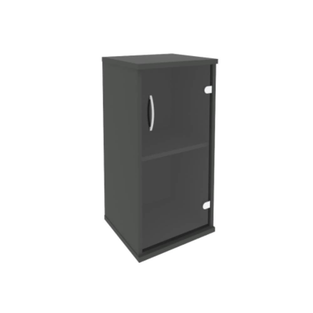 Шкаф-витрина узкий 2 ур. (правый) 404x365x828