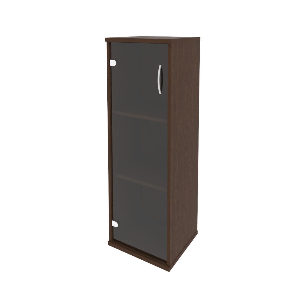 Шкаф-витрина узкий 3 ур. (левый) 404x365x1215