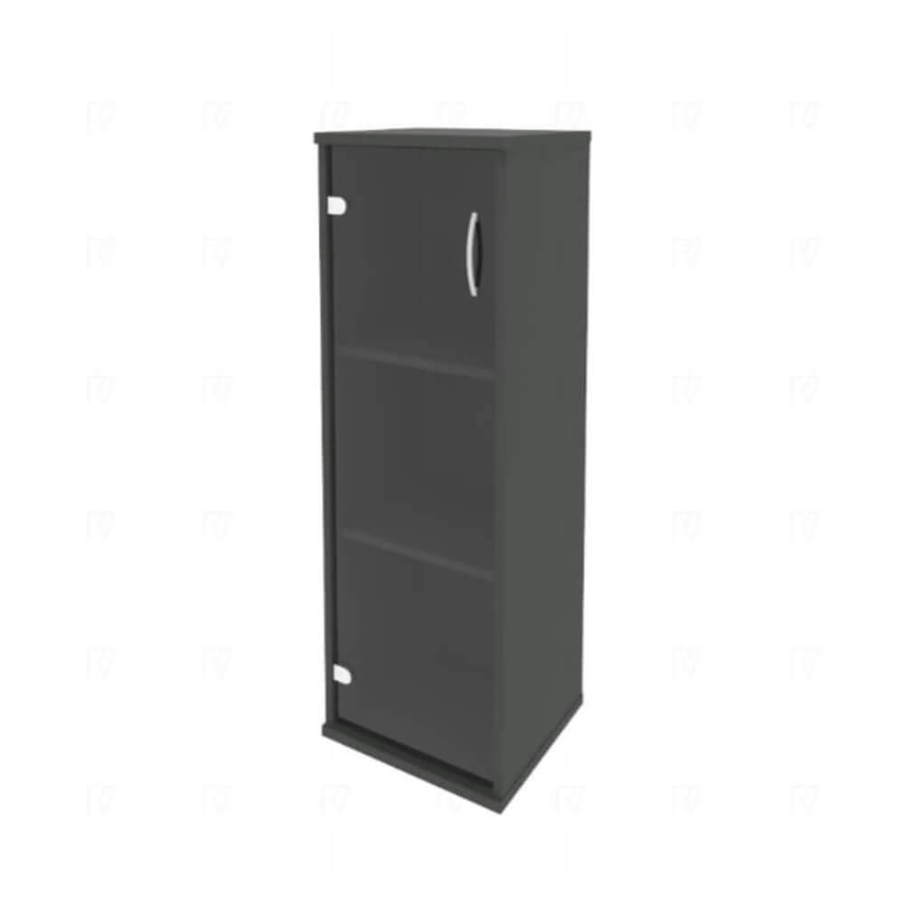 Шкаф-витрина узкий 3 ур. (левый) 404x365x1215