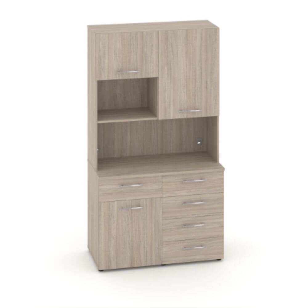 Офисная мини-кухня  Вариант №10 1200x600/420x2175