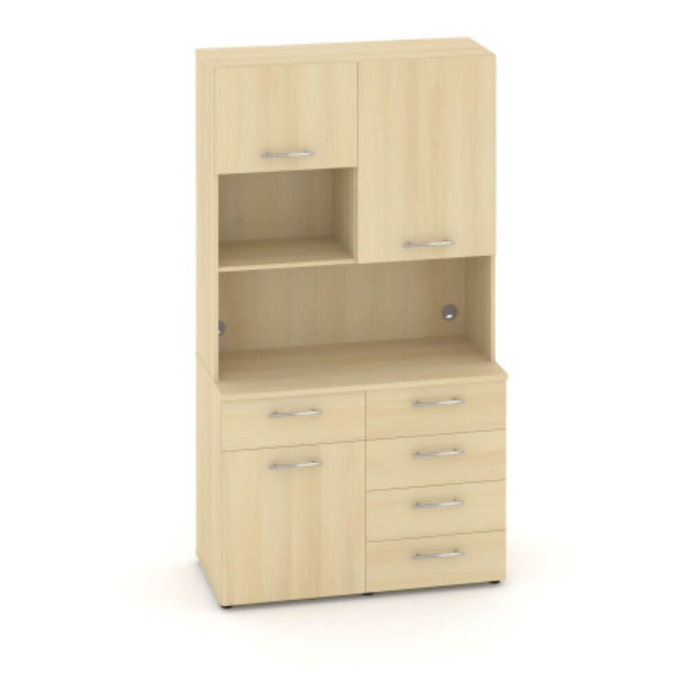 Офисная мини-кухня  Вариант №10 1200x600/420x2175