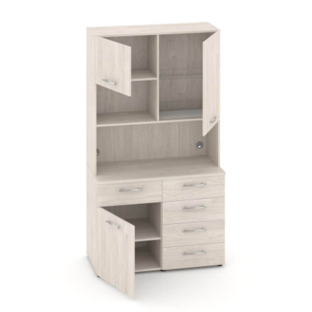 Офисная мини-кухня  Вариант №10 1200x600/420x2175