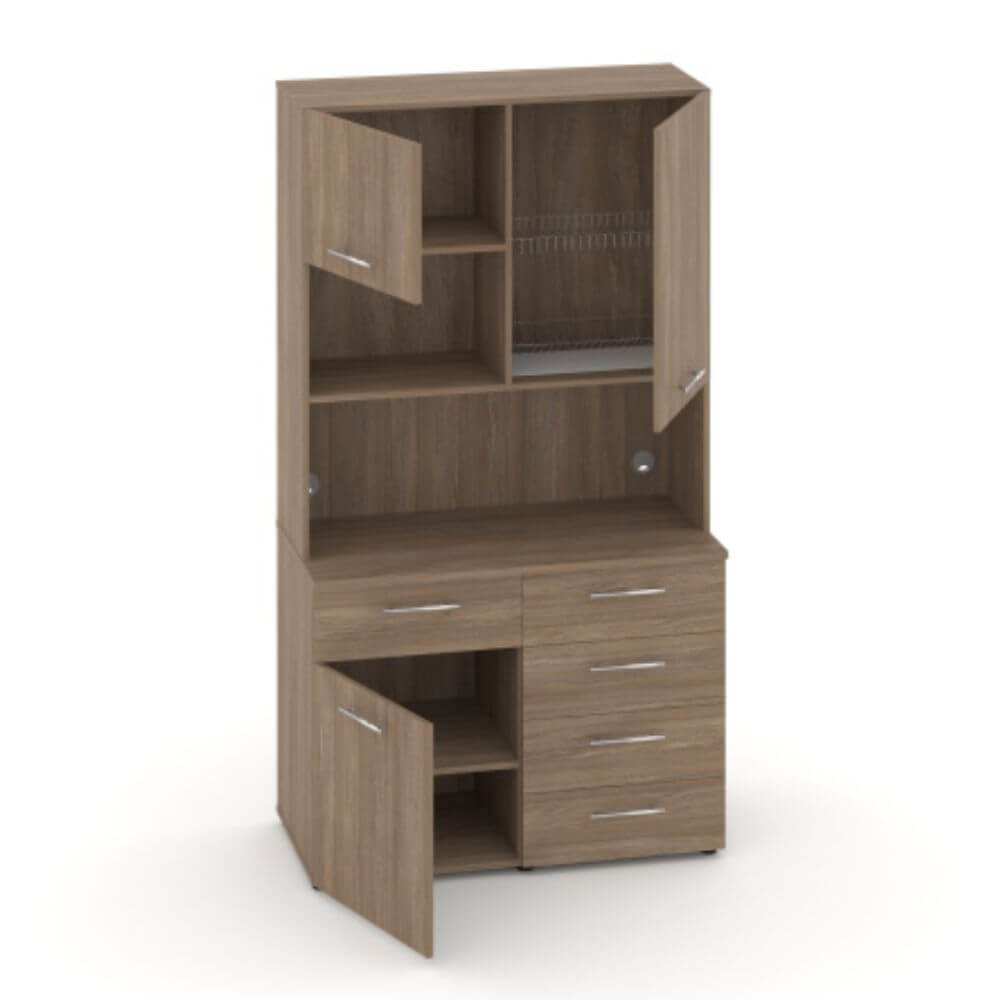 Офисная мини-кухня  Вариант №10 1200x600/420x2175