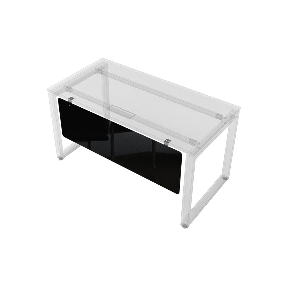 Экран подстольный HPL-пластик 1600x4x300