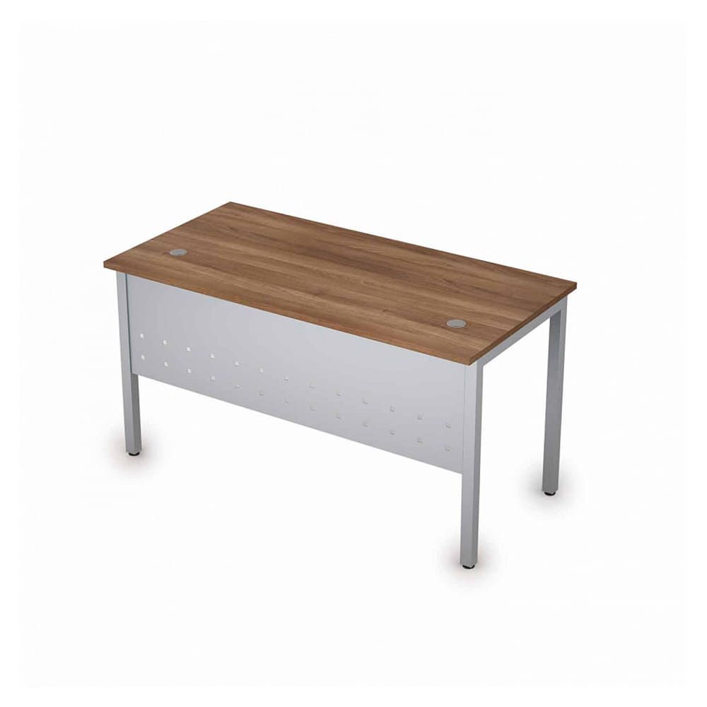 Стол письменный с царгой (металл) на м/к 1400x700x750