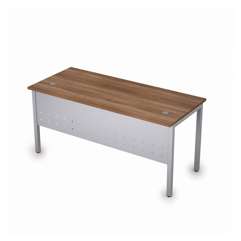 Стол письменный с царгой (металл) на м/к 1600x700x750