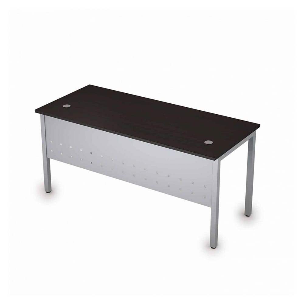 Стол письменный с царгой (металл) на м/к 1600x700x750