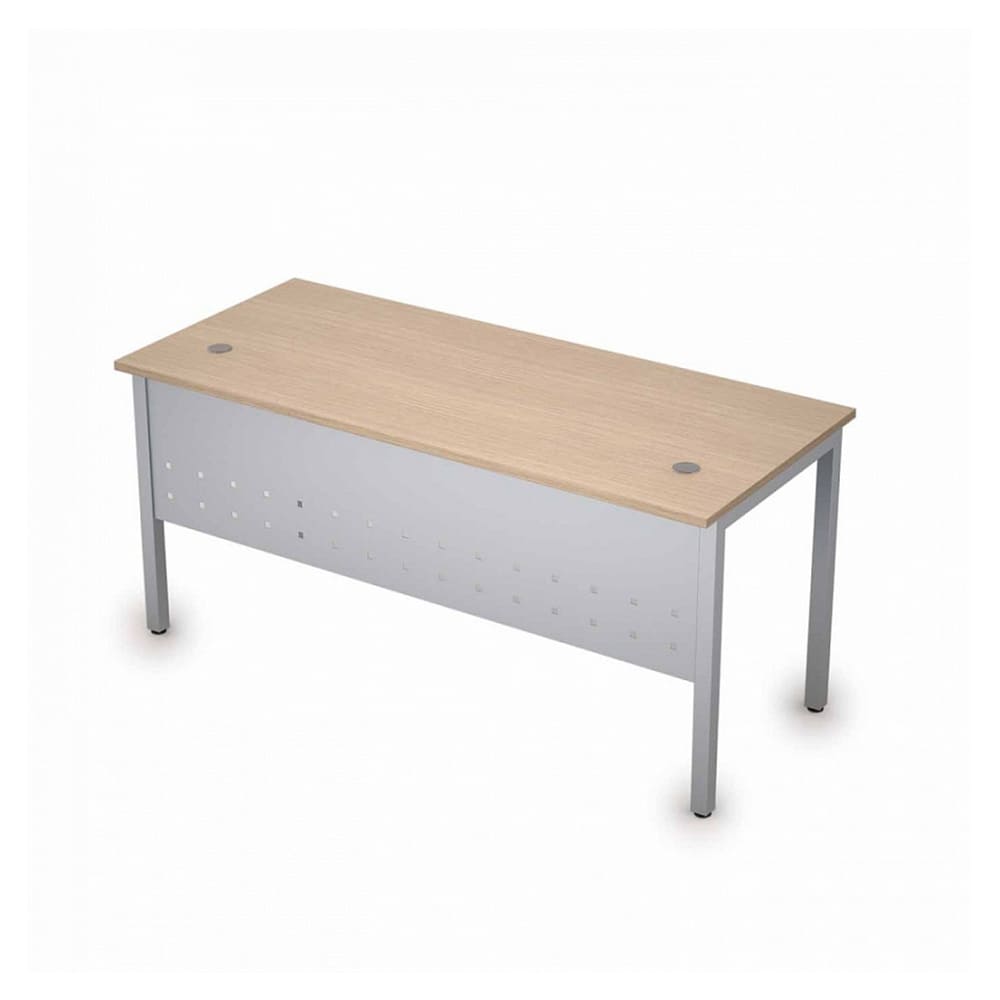 Стол письменный с царгой (металл) на м/к 1600x700x750