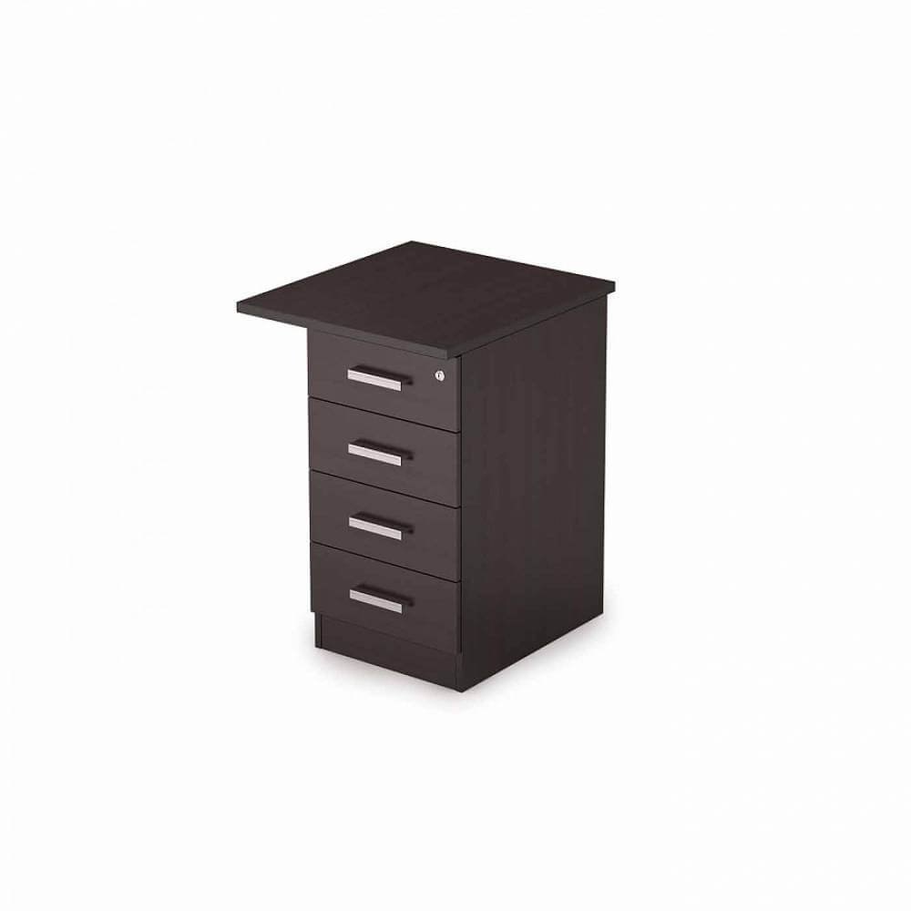 Тумба приставная 4 ящ. с топом 550x600x750