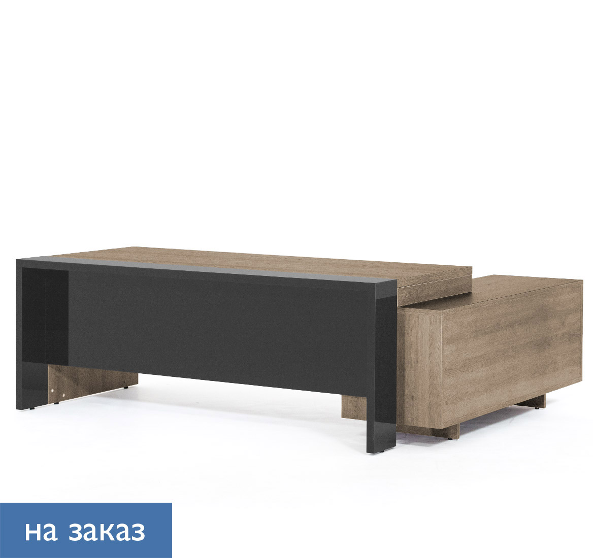 Стол для руководителя на опорной тумбе 2230x1780x760