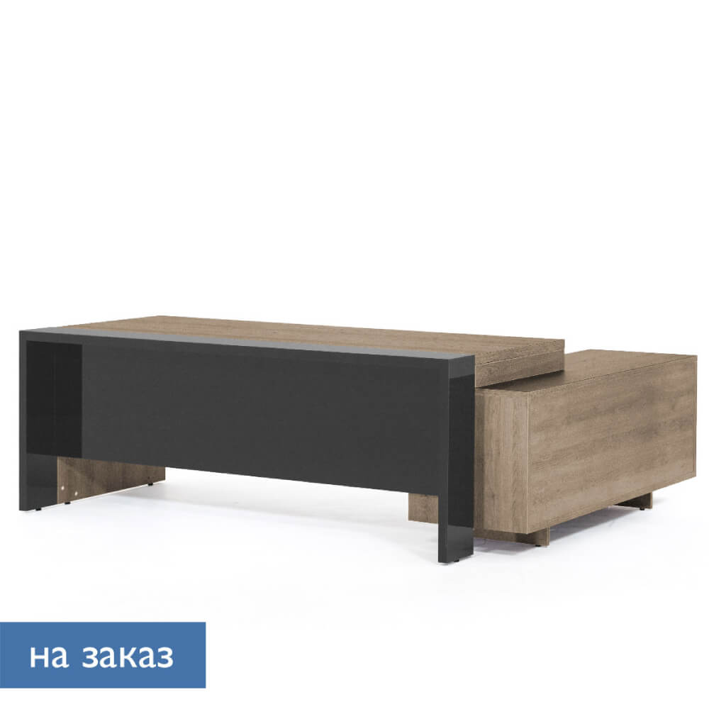 Стол для руководителя на опорной тумбе 2430x1780x760