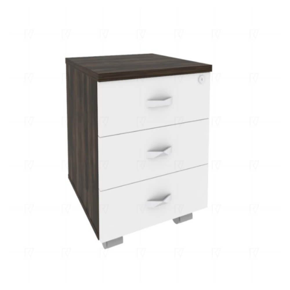 Тумба мобильная 3 ящ. 432x460x611