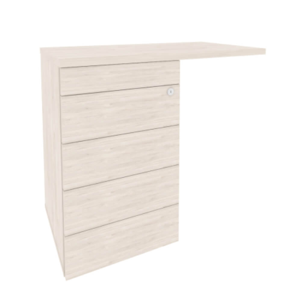 Тумба приставная (TIP-ON) левая/правая Direct 842x460x750