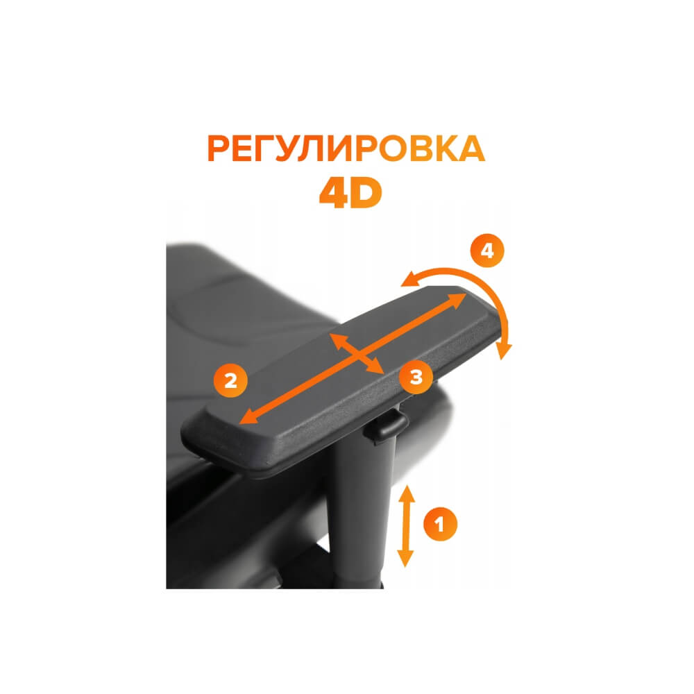 Кресло игровое Everprof Ягуар/Jaguar 72x70x129-137