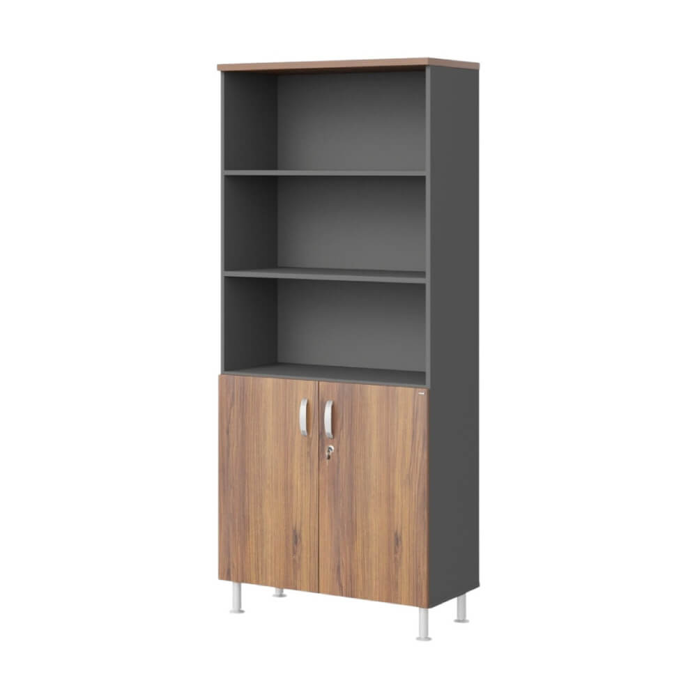 Стеллаж широкий полузакрытый 5 ур.(без опор) 900x430x1950