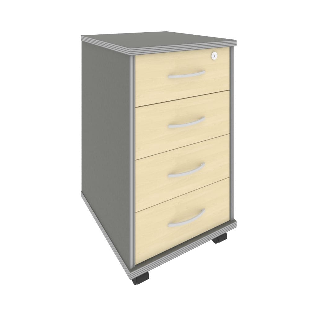 Тумба подкатная 4 ящ. 420x450x708