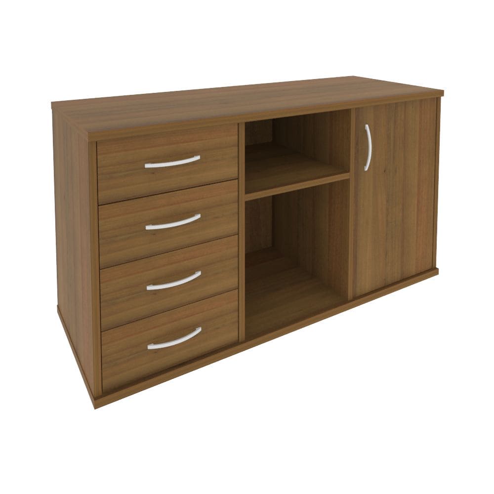 Тумба сервисная под оргтехнику 4 ящ. 1192x450x667