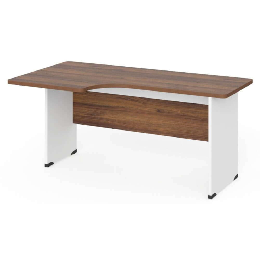 Стол угловой эргономичный на ЛДСП каркасе левый 1400x950x740