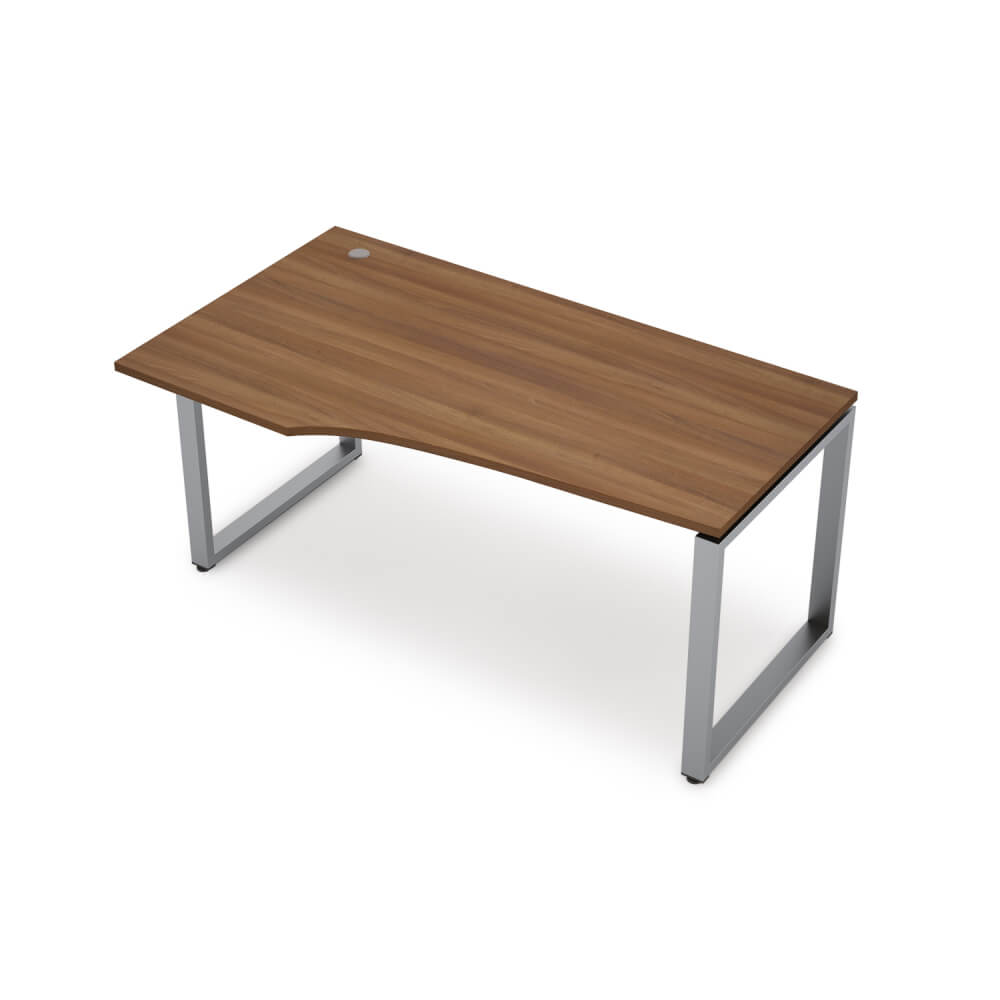 Стол эргономичный левый на м/к О-обр 1400x900x750