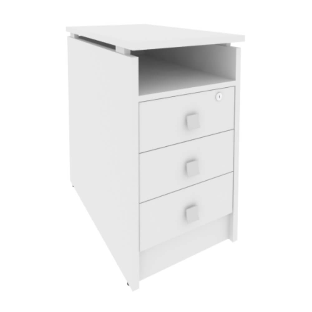 Тумба приставная 3 ящ. с фолдингом 420x720x750