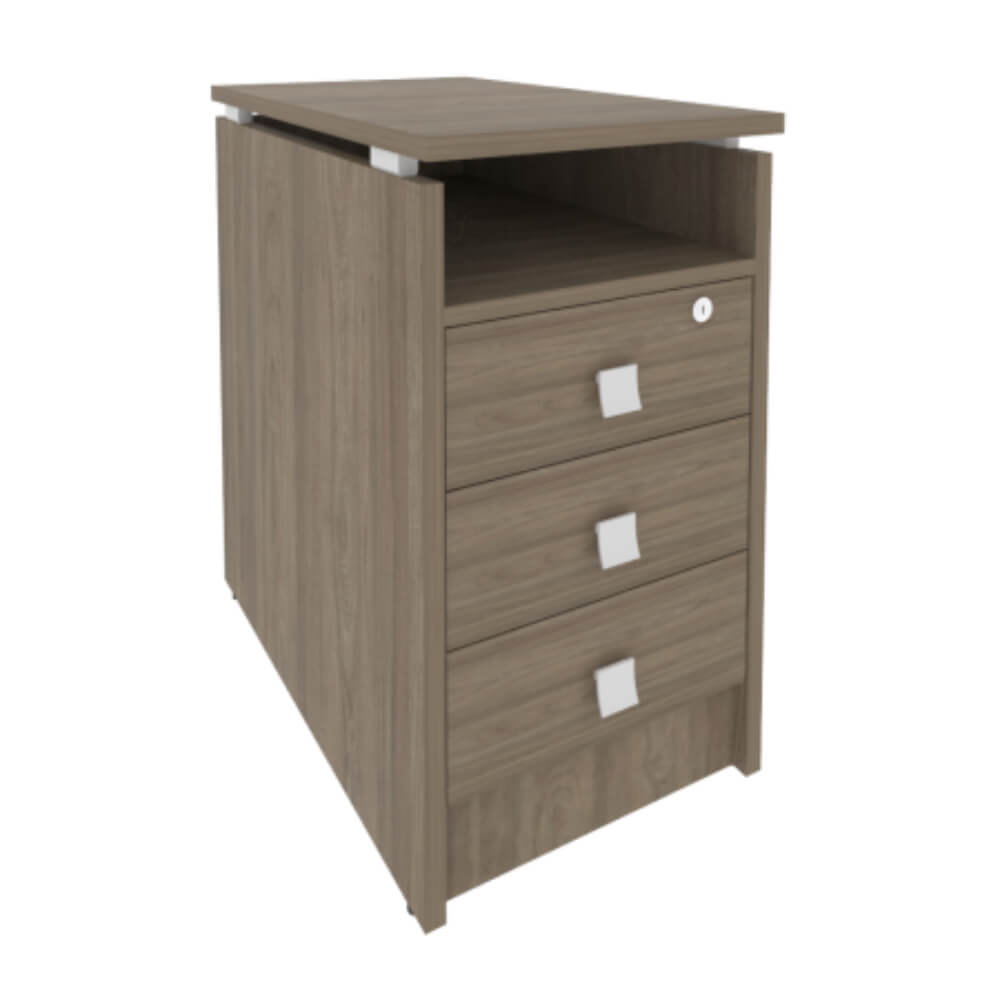 Тумба приставная 3 ящ. с фолдингом 420x720x750