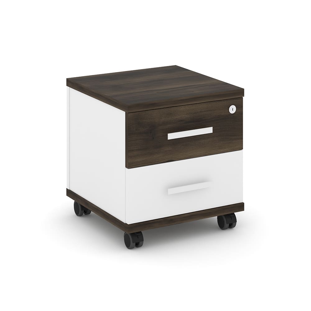 Тумба мобильная 2 ящ. 420x420x448